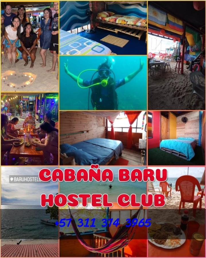 A Orilla Del Mar En Baru Hostel Cartagena Bagian luar foto